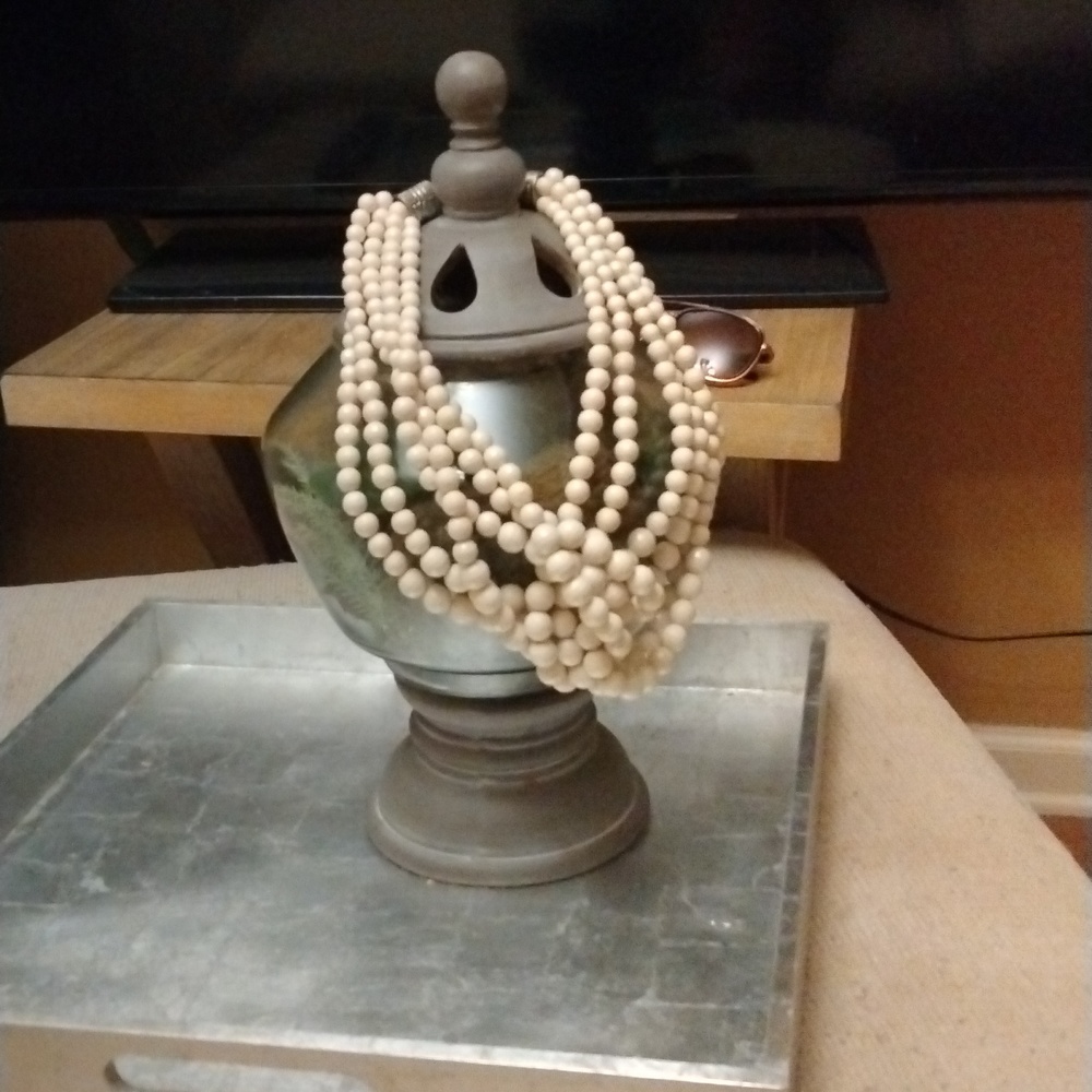 Chico's Double Strand Pearl Necklace